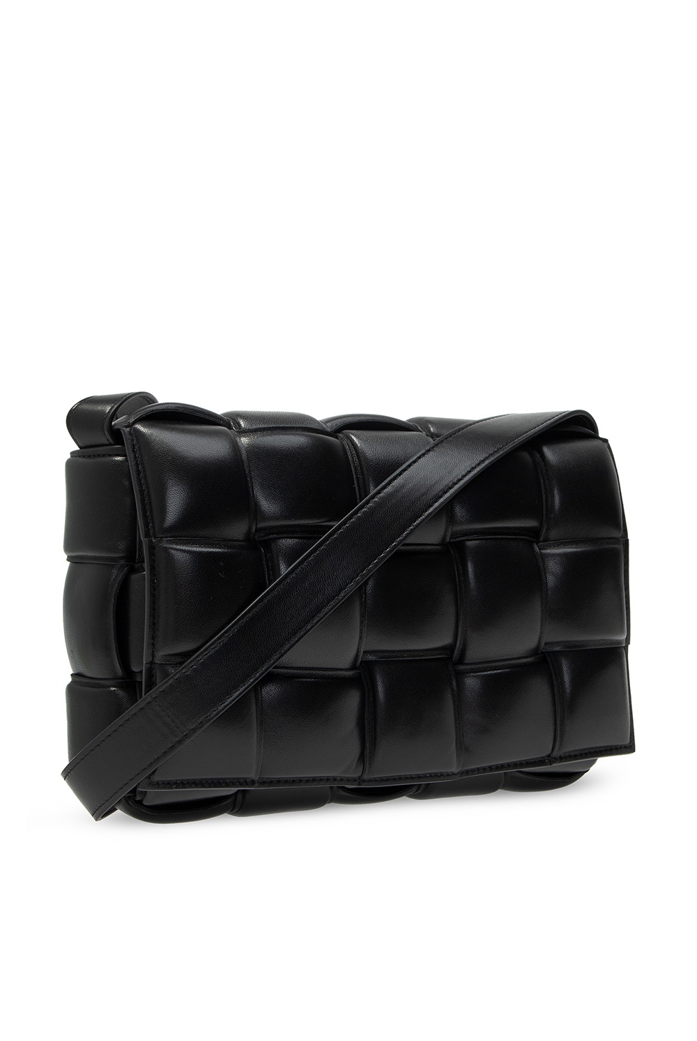 ★BOTTEGA VENETA★ Padded Cassette Shoulder Bag Black 591970 Bottega Veneta Padded Cassette Bag In Black 591970VCQR18425